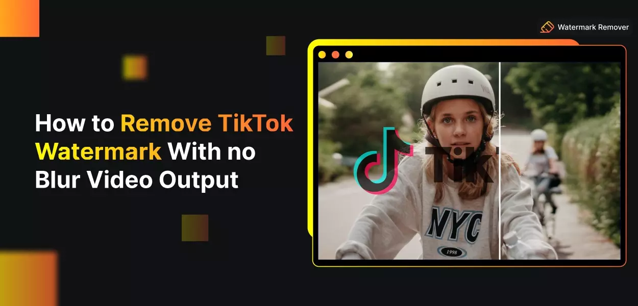 Remove TikTok Watermark with no Blur Video Output